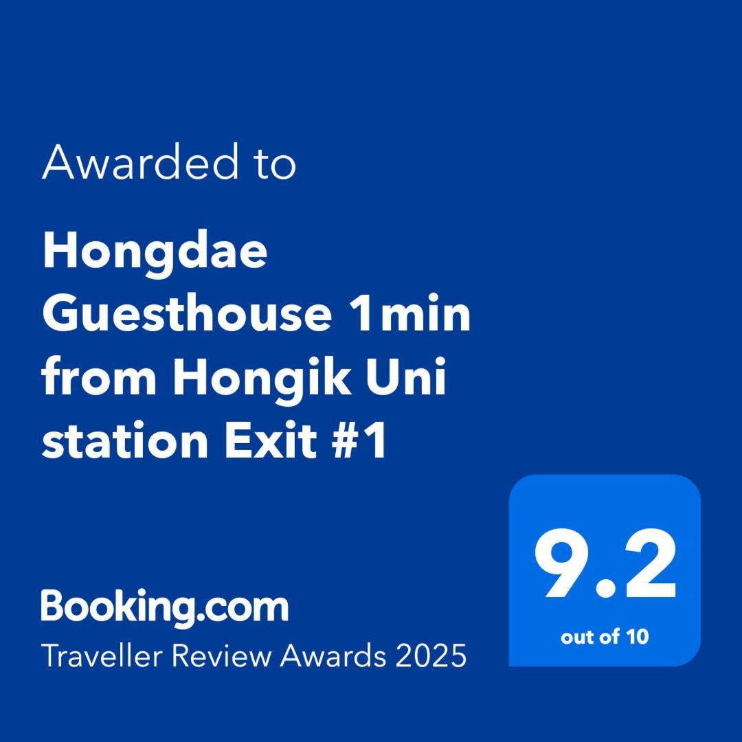 Hongdae Guesthouse 1Min From Hongik Uni Station Exit #1 Séoul Extérieur photo